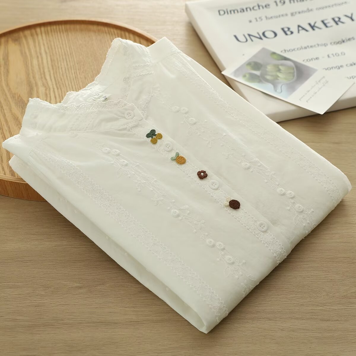 Embroidery Online - Bohemian blouse voor dames, lente 2026,