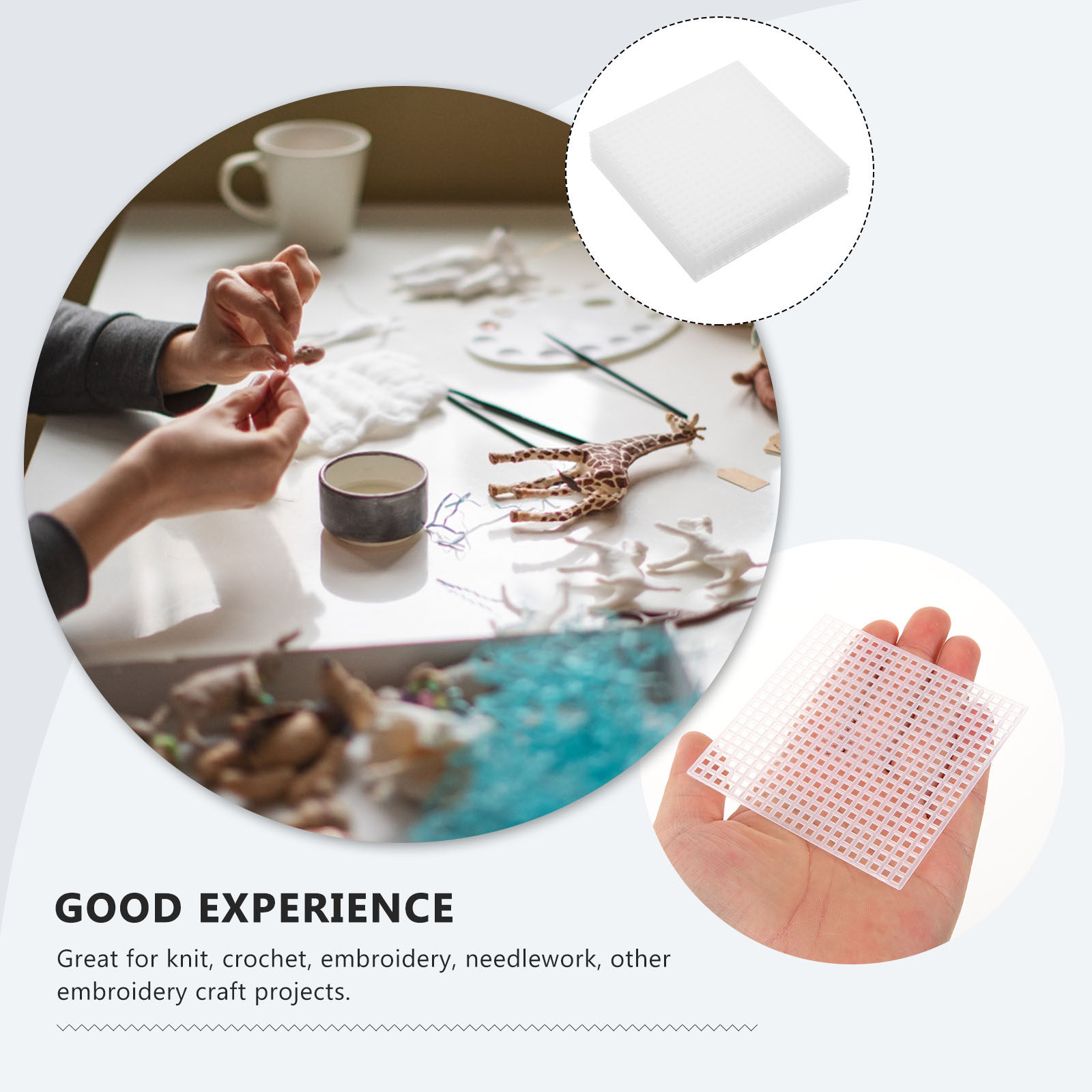 10 stuks plastic gaasplaten, m - Embroidery Bag recensie en prijs