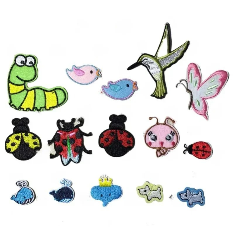 100 stks/partij Luxe Anime Bor - Embroidery Lady Bug recensie en prijs